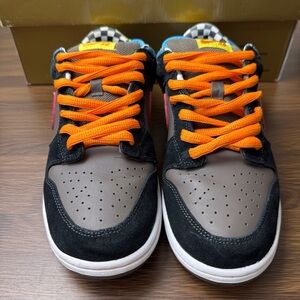 Nike Dunk Low PRO SB Size 9.5 Men Shoes 304292 062 Dark Charcoal/Bright Pink